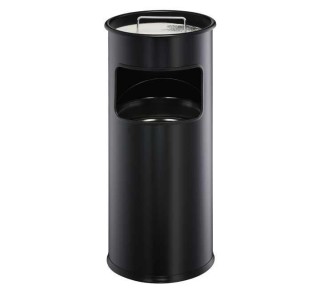 papelera cenicero durable 17l neg