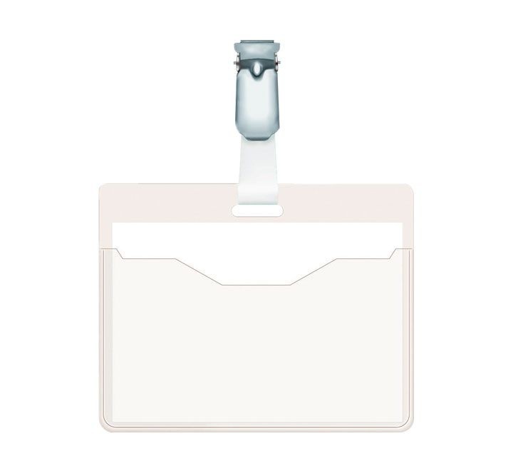 identificador durable c/clip transp. 60x90mm