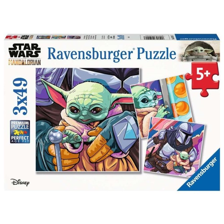 ravensburger puzzle ravensburger the mandalorian: baby yoda 3x49