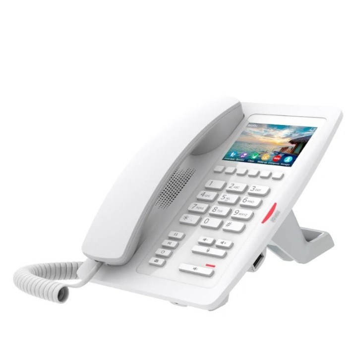 fanvil h5 hotel telefono ip, con poe, wifi 2.4g bl