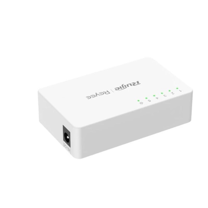 ruijie unmanaged switch 5xgb rj45 plastic case