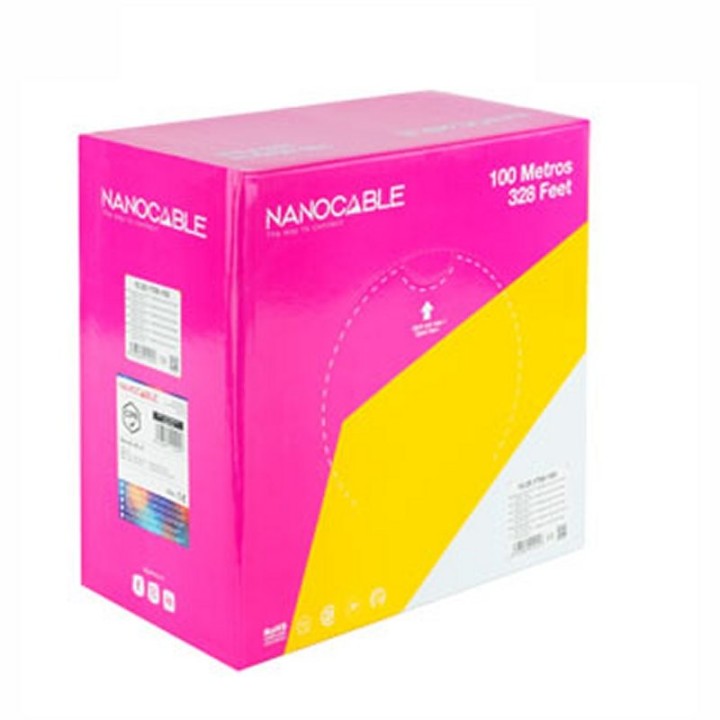 nanocable cable red cat7 cpr lszh awg23 100m