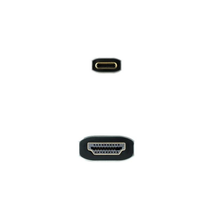 nanocable conversor usb-c a hdmi 2.1 8k@60hz 1.8m
