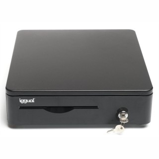 iggual cajon portamonedas iron-10r 38cm 4+5 negro