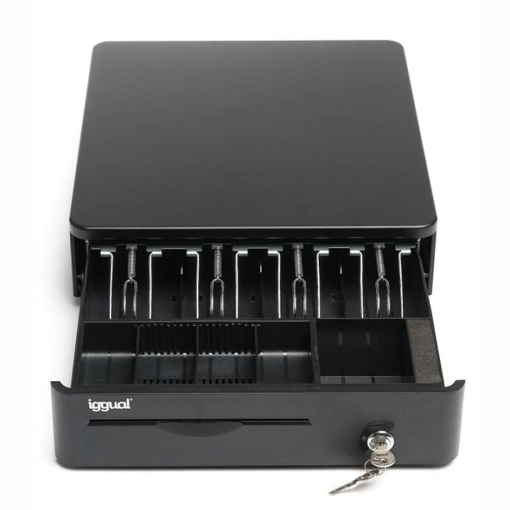 iggual cajon portamonedas iron-10r 38cm 4+5 negro