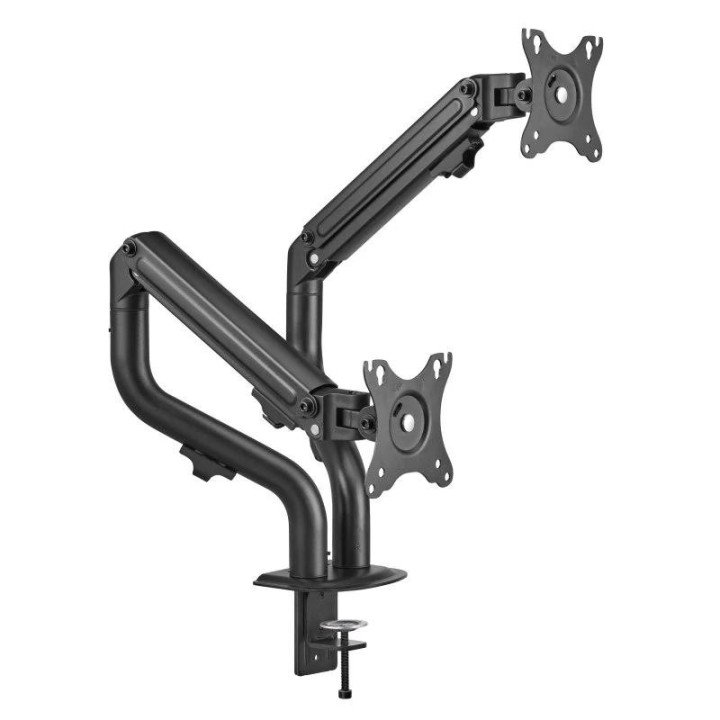iggual spmp02 soporte pinza 2 monitores 17-32pro