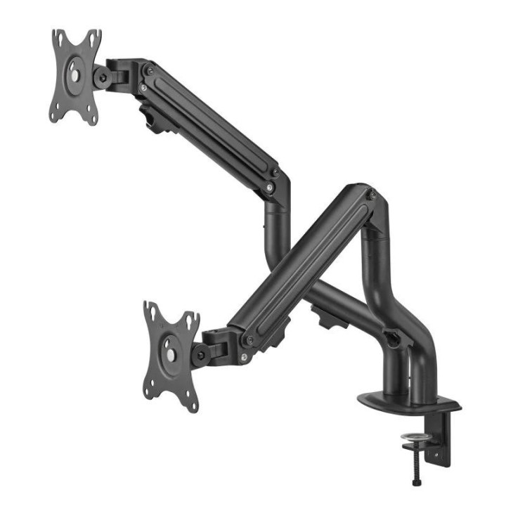 iggual spmp02 soporte pinza 2 monitores 17-32pro