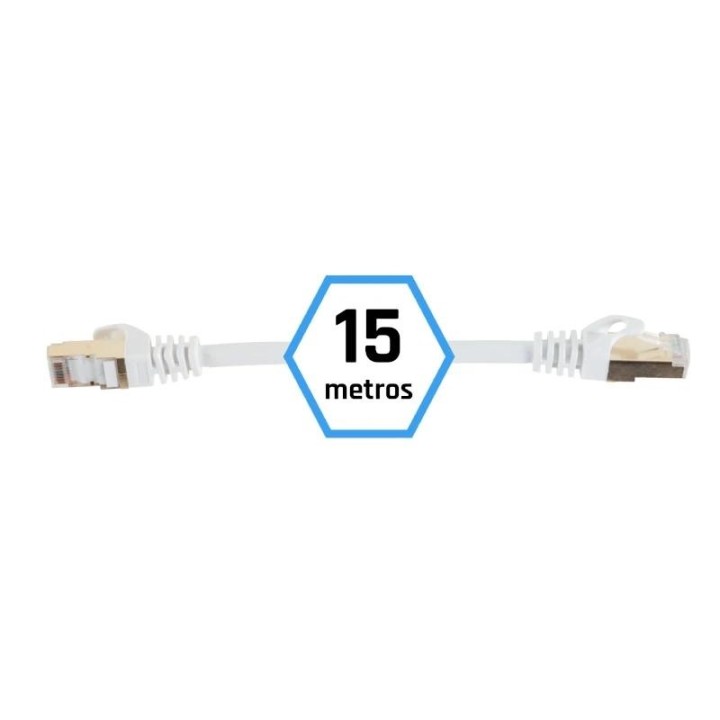 iggual latiguillo cat7 sftp lszh 15 metros blanco