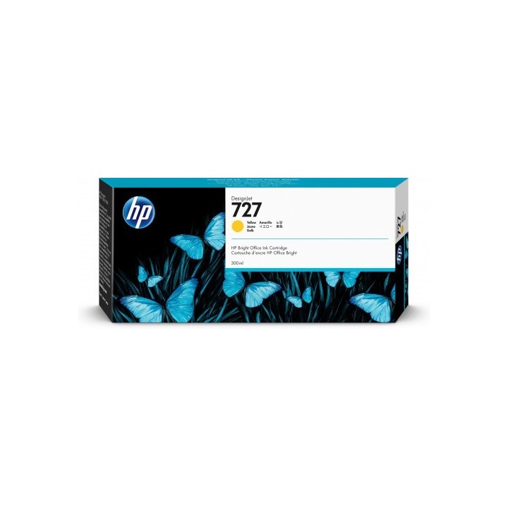 hp hp 727 cartucho de tinta hp727 amarillo (f9j78a)