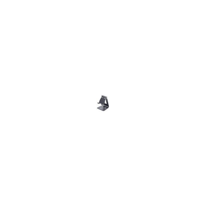 soporte tablet aisens sobremesa m ajustable gris