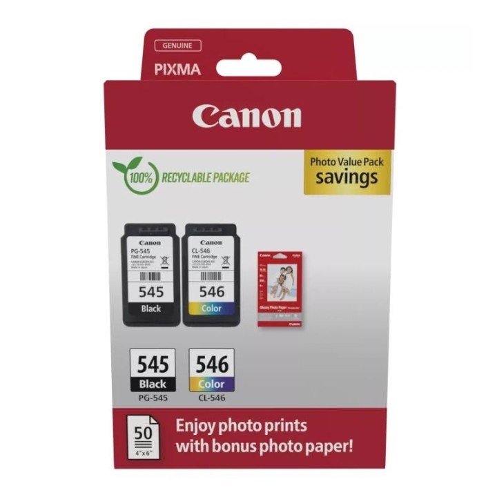 canon cartucho multipack pg-545/cl546