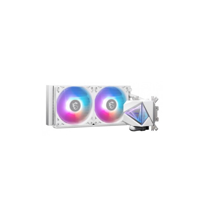 msi sistema de refrigeracion liquida msi para cpu mag coreliquid i240 white,intel/amd,radiador 240mm