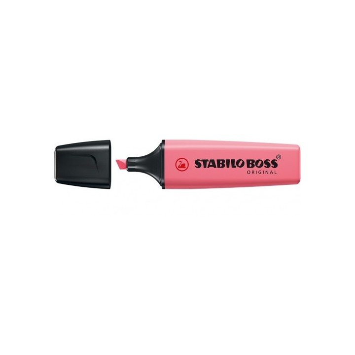 stabilo marcador fluorescente boss pastel rosa cerezo en flor stabilo 70/150