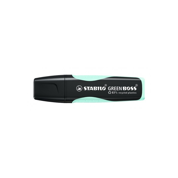 stabilo marcador fluorescente green boss pastel toque de turquesa stabilo 6070/113