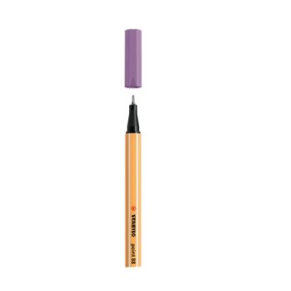 stabilo rotulador punta fina point 88 0.4mm lila grisaceo stabilo 88/62