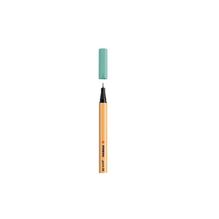 stabilo rotulador punta fina point 88 0.4mm eucalipto stabilo 88/12