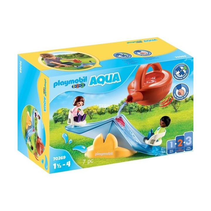playmobil playmobil aqua 1.2.3 balancin acuatico con regadera