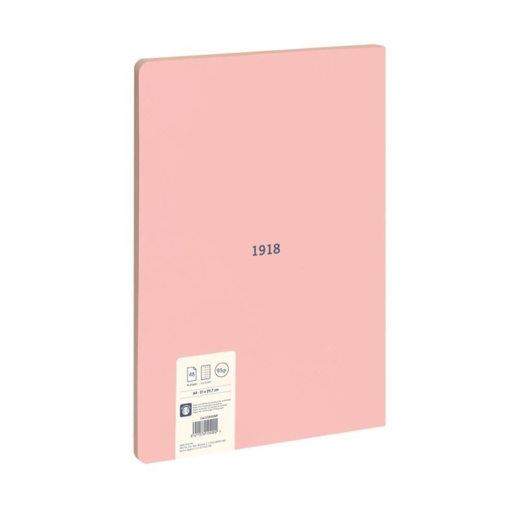 cuad. encolado milan a4 48f 5x5 rosa