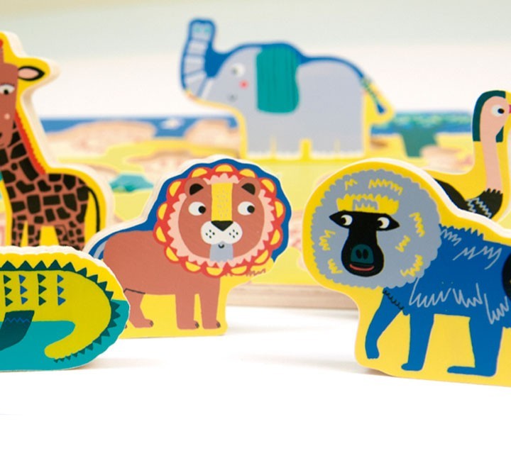 (desc.) puzzle 7 pz andreu toys jungla