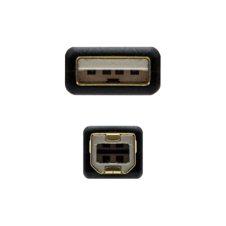 nanocable cable usb 2.0 impresora  ferrita 5 m