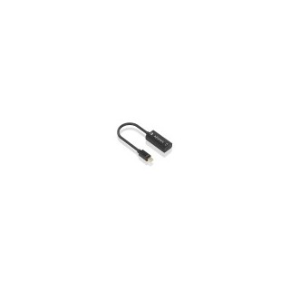 conversor aisens mini dp/m a hdmi/h 4k@60hz negro, 15cm