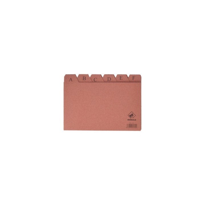 mariola indice ficheros carton cuero a-z (200x120 mm) no. 4 mariola 3104