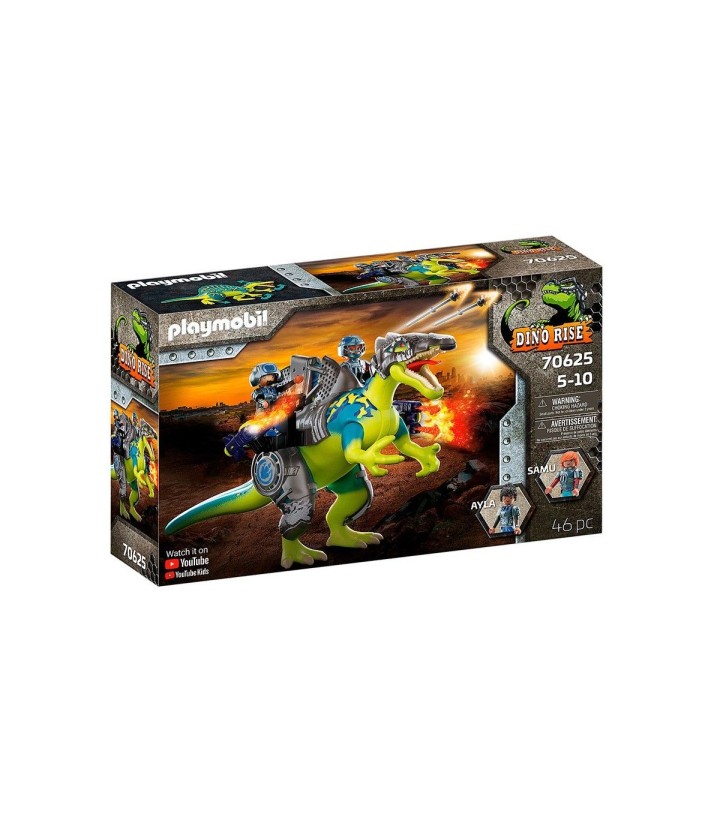 playmobil playmobil spinosaurus: doble poder de defensa