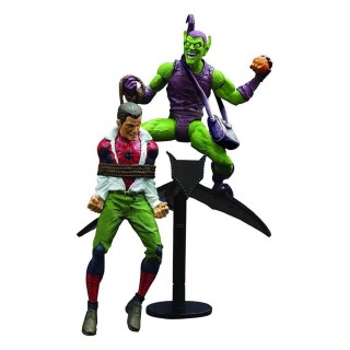 diamond collection figura diamond select toys marvel classic the amazing spider - man re - run green