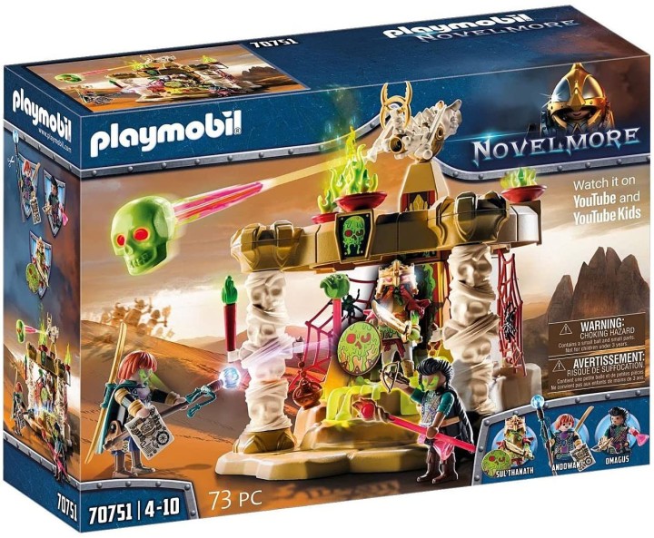 playmobil playmobil salahari sands -  templo del ejercito de esqueletos