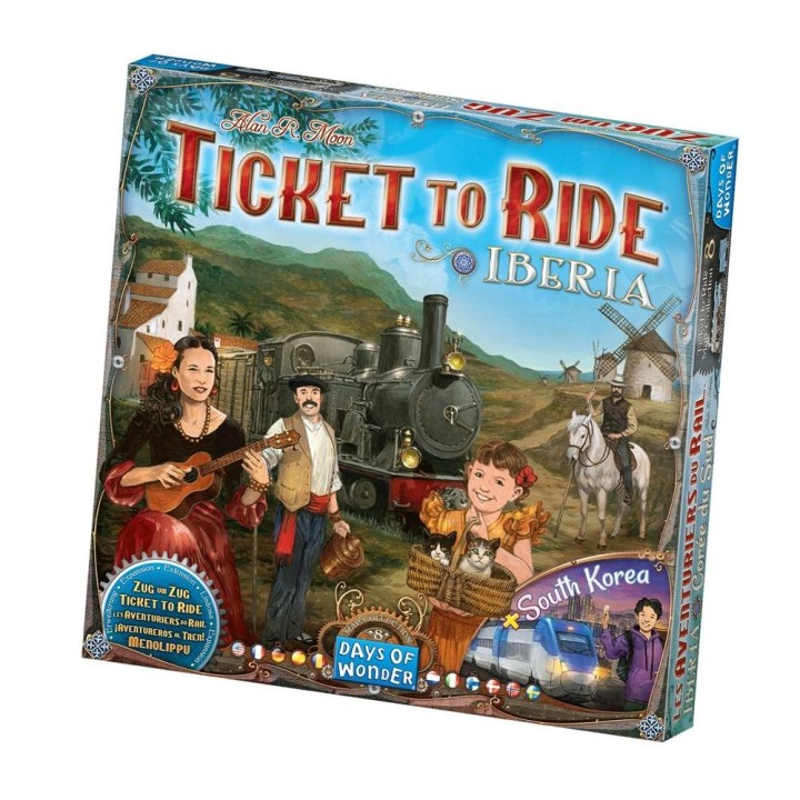 juegos juego de mesa aventureros al tren iberia y corea del sur edad recomendada 8 anos