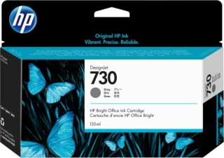 hp cartucho de tinta designjet 730 gris de 130 ml