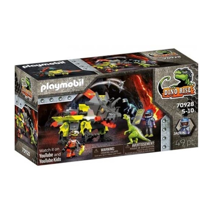 playmobil playmobil robo - dino maquina de combate