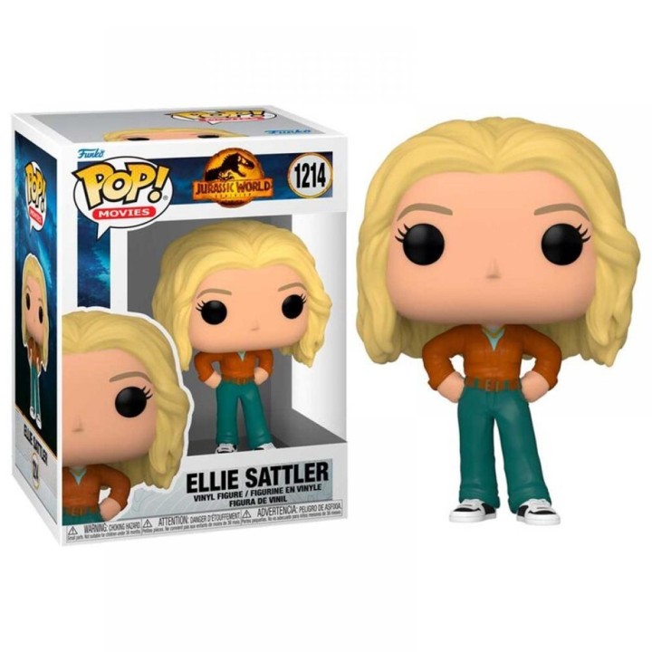funko funko pop cine jurassic park jurassic world dominion ellie sattler 62225