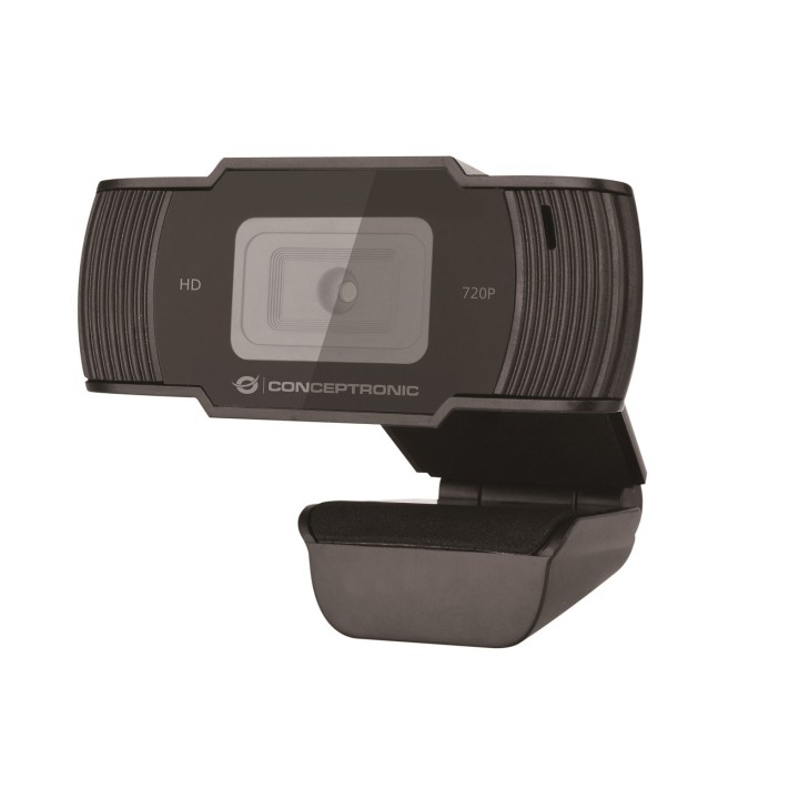 conceptronic webcam hd conceptronic amdis05b - 720p ( 1080 interpolado) - usb 2.0 - 30 fps - angulo