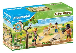 playmobil playmobil country paseo con alpaca