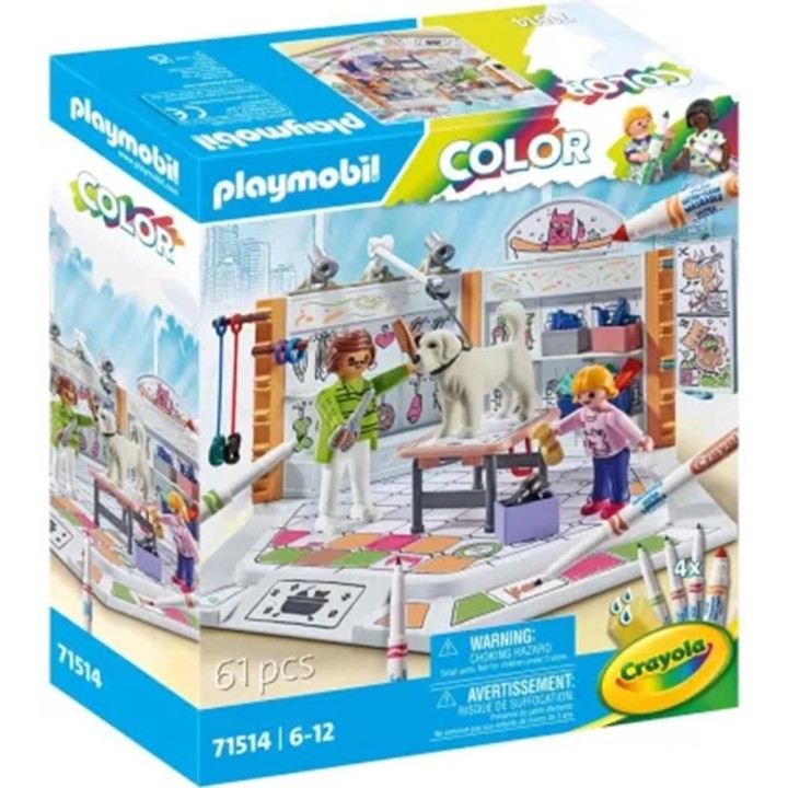 playmobil playmobil salon canino