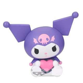 banpresto figura banpresto sanrio sofvimates kuromi purple 14cm