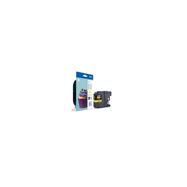 brother cartucho tinta brother lc123y amarillo 600 paginas dcpj4110dw -  mfcj4410dw - mfcj4510dw - m