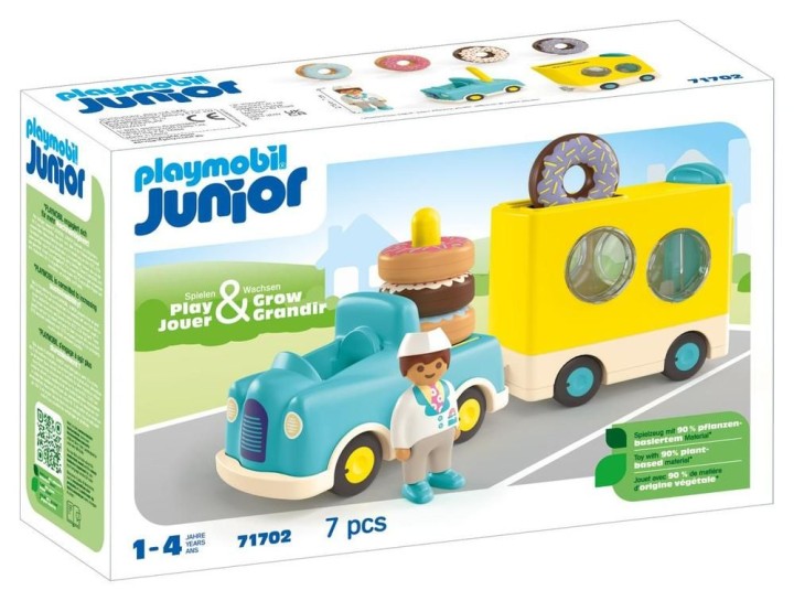 playmobil playmobil junior cami?n de donut