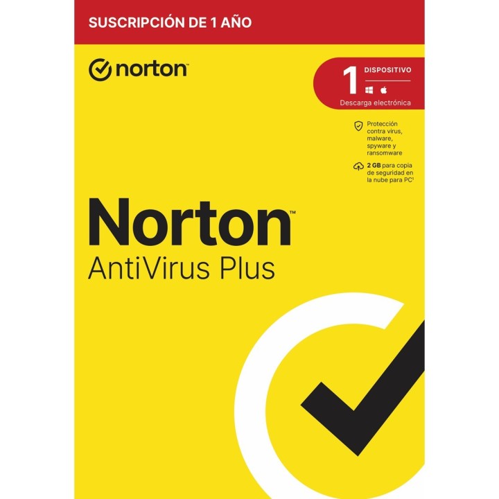 norton antivirus norton plus 2gb espanol 1 usuario 1 dispositivo 1 ano en caja generic rsp mm gum