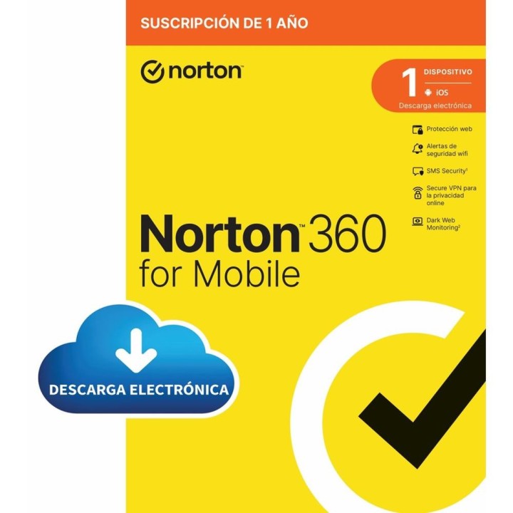 norton antivirus norton 360 mobile espanol 1 usuario 1 dispositivo 1 ano esd electronica rsp drmkey