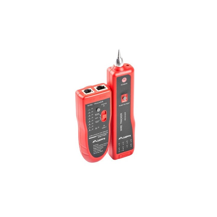 lanberg tester lanberg cable rastreador de pares rj - 45 rj - 12 rj - 11 coaxial