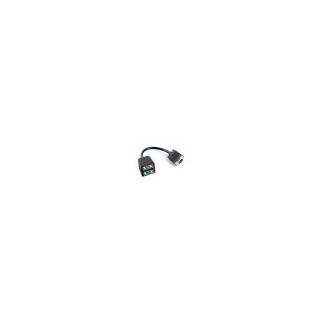 adaptador lanberg vga/vga x2 20cm