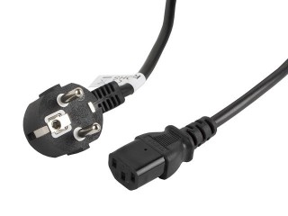 lanberg cable de alimentacion lanberg schuko cee 7 - 7 a iec320 c13 5m