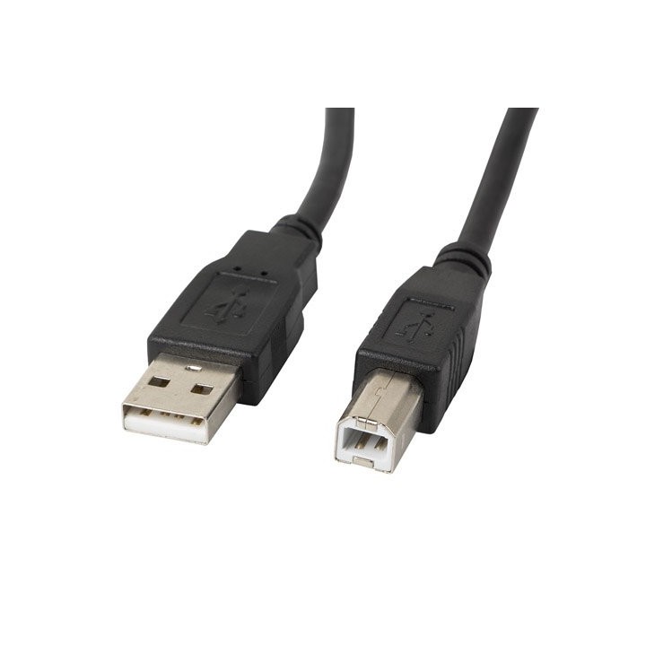 lanberg cable impresora lanberg usb a -  usb b macho - macho ferrita negro 3 m