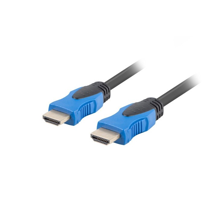 lanberg cable hdmi lanberg macho -  macho v2.0 cu 4k 1.8m negro