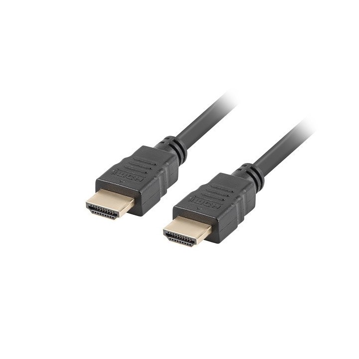 lanberg cable hdmi lanberg macho -  macho v1.4 alta velocidad 1m negro