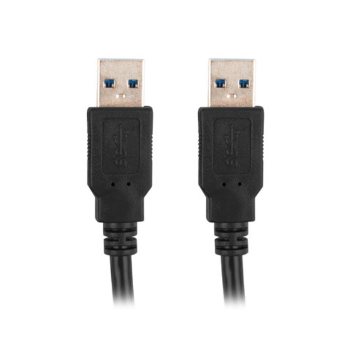 lanberg cable usb 3.0 lanberg 1.8m -  macho - macho -  negro
