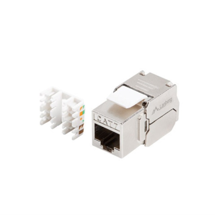 lanberg conector keystone lanberg cat.7 ftp rj45 180o toolless