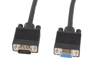 lanberg cable lanberg vga macho hembra ferrita negro 3 m